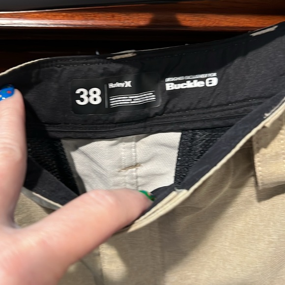 Men’s size 38 Hurley carpenters short khaki - Picture 2 of 4
